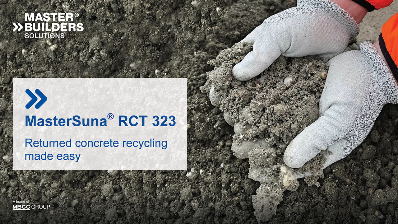 MasterSuna RCT 323 – Retuned concrete recycling made easy
